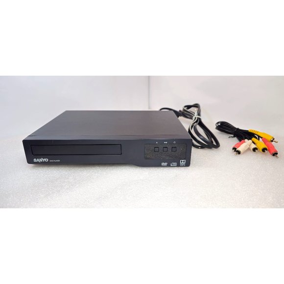 SANYO Dvd Player 120V 60hz Reproductor FWDP105F Tested Working w/ 3 RCA AV Cable - Picture 1 of 9